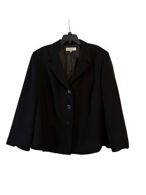 Jones Studio Black Women's Tailored Blazer Jacket